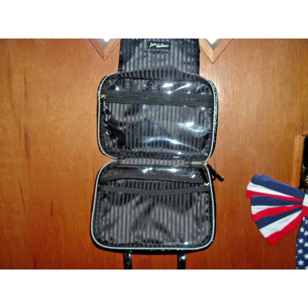 Victoria Secret Celestial Shimmer Jetsetter Hanging Travel Toiletry Case Stars